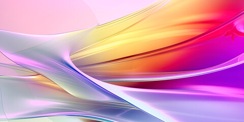 Background design of fractal sine waves and color on the subject of design.
