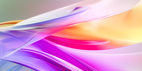 Fototapeta premium Background design of fractal sine waves and color on the subject of design.