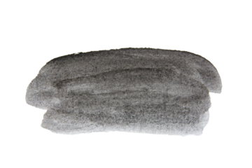 Black watercolor brush stroke hand draw.