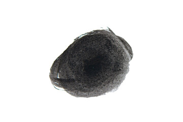 Black spot, Blue watercolor hand painted circle shape