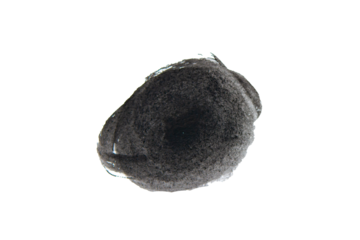 Black spot, Blue watercolor hand painted circle shape