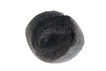 Black spot, Blue watercolor hand painted circle shape