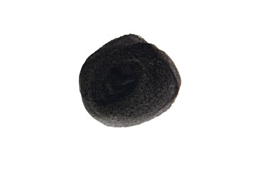 Black spot, Blue watercolor hand painted circle shape