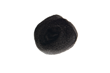 Black spot, Blue watercolor hand painted circle shape