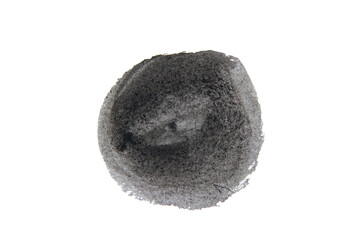 Black spot, Blue watercolor hand painted circle shape