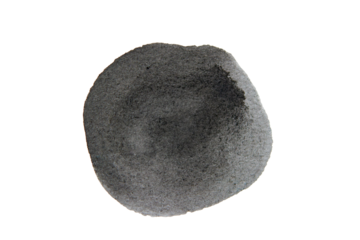 Black spot, Blue watercolor hand painted circle shape