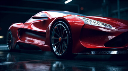 sport car wallpaper Ai Generative