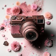 photography of an compact camera 