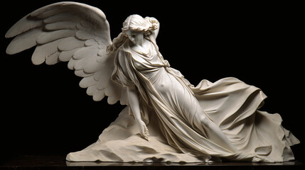 statue of angel generative ai