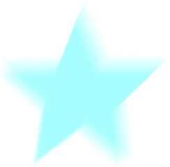 Star motion blur y2k aura . Abstract blurred gradient shape, psychedelic aesthetic elements, colorful soft holographic gradient. Geometric form with blurring 