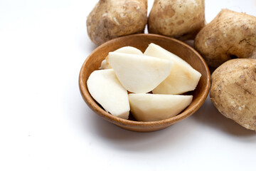 Mexican turnip or jicama or yam bean