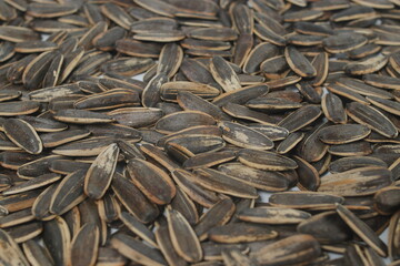 Sunflower seeds texture background.