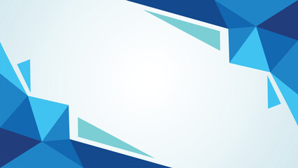 Free vector triangle blue background illustration vector design