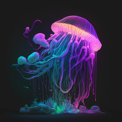 jellyfish in the water