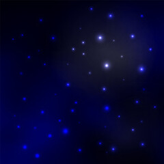 Background of the starry universe, stardust in the deep universe, Milky Way galaxy, vector illustration.