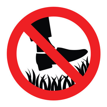 Forbid Grass Not Paper Sign Images – Browse 6,633 Stock Photos, Vectors ...