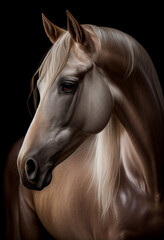 Obraz na płótnie Canvas Beautiful Arabian horse