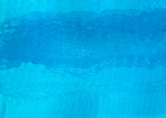Fototapeta premium blue watercolour background with undulating movement evoking waves, water, blue paint background