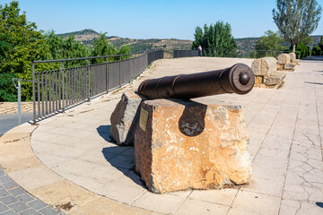 The cannons of Morella in Spain