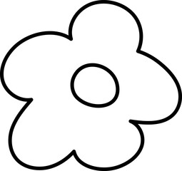 flower design illustration isolated on transparent background