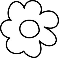 flower design illustration isolated on transparent background