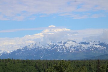 Fototapeta premium Denali Mountain in Alaska