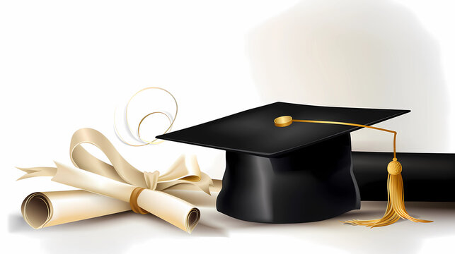 A Cap and Degree, Celebrating Graduation, Generative AI