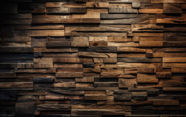 stack of wood wall background