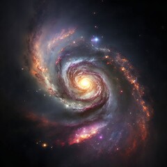 Obraz premium spiral galaxy in space
