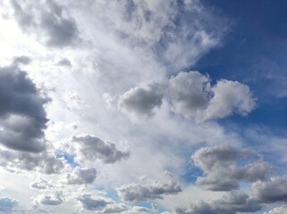 Obraz premium blue sky with clouds