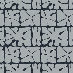 Abstract groovy floral patterns. Modern trendy minimalist Matisse style. Hand drawn for wallpaper, wall decor, fabric, postcard, cover, template, banner.