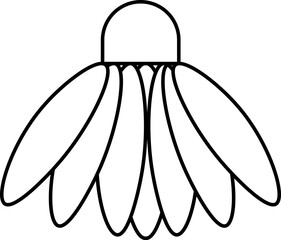 flower design illustration isolated on transparent background