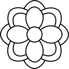 flower design illustration isolated on transparent background