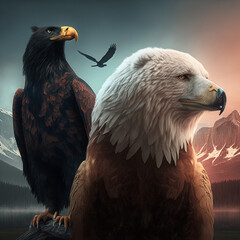 bald eagle in the zoo, bald eagle in flight, bald eagle in flight, eagle in the zoo