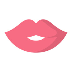 Lips Flat Icon