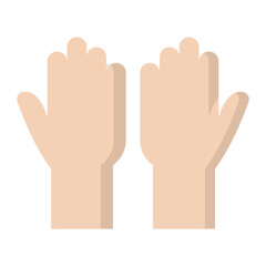 Hands Flat Icon
