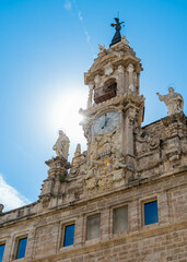 Iglesia de los Santos Juanes, Valencia-España, junto al mercado Central. 
