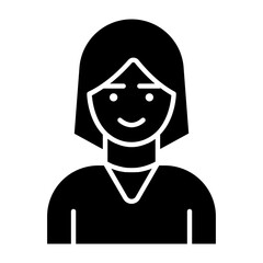 Woman Glyph Icon