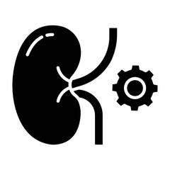 Lymphatic System Glyph Icon