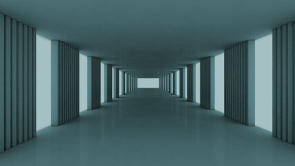 new 3d long room  background