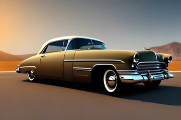 Plakat The Future of Classic Cars: AI-Generated Restorations and Customizations