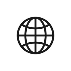 Web icon vector with line style