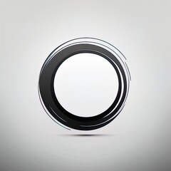 silver or black circle, ring