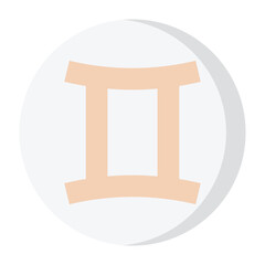 Gemini Flat Icon