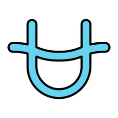 Fototapeta premium Ophiuchus Line Color icon