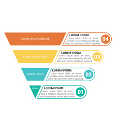 Fototapeta na wymiar Pyramid Infographic, funnel pyramid business infographic with 5 charts. Template can be edited, recolored, editable. EPS Vector 