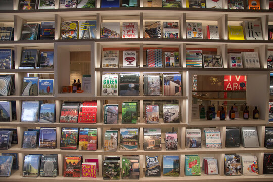 Interior of BookXcess Singapore at Wisma Atria in Singapore