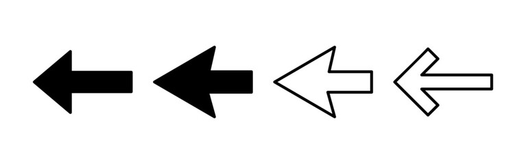 Arrow icon vector for web and mobile app. Arrow sign and symbol for web design.