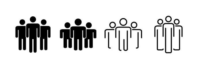 People icon vector for web and mobile app. person sign and symbol. User Icon vector