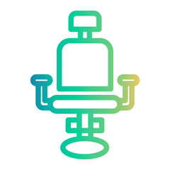 barber armchair icon